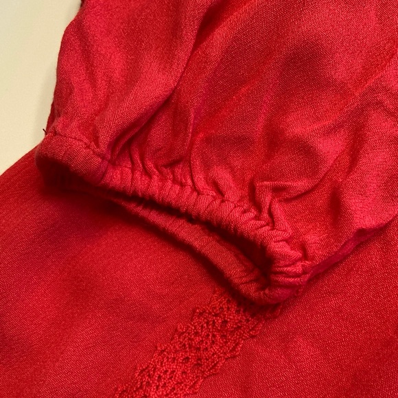 Torrid Scarlet Lace-Trim Blouse - Picture 5 of 6